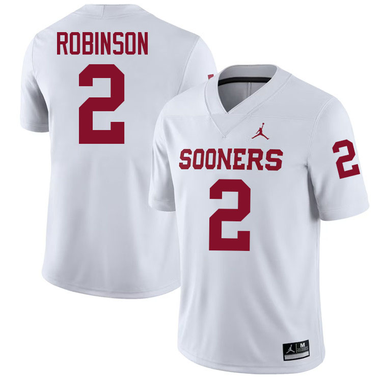 Omarion Robinson Oklahoma Sooners Jersey,Oklahoma Sooners Football Uniforms,Jersey-White